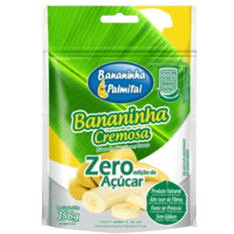 Bananinha Palmital Zero Açúcar Cremosa 156g